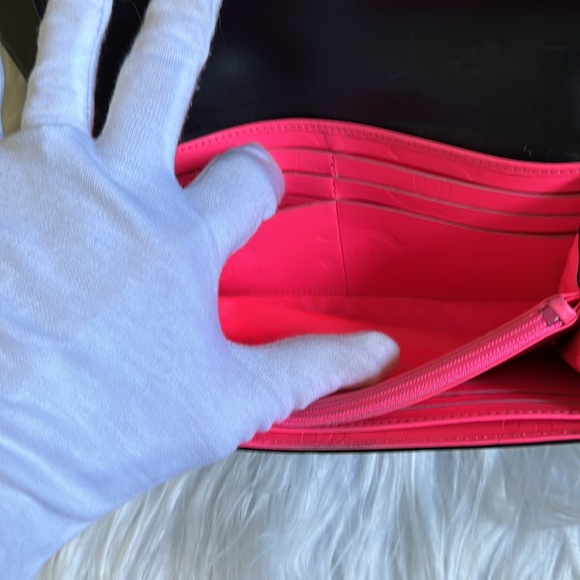 Chanel Long Clutch/ Leather Wallet! Black Quilted CC Full Inclusion EUC! - Picture 11 of 17